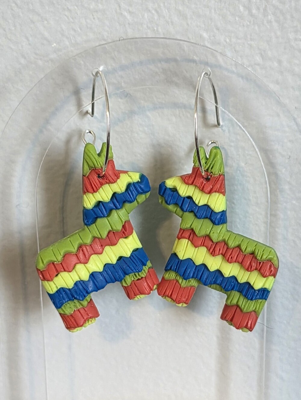 Piñata Stripe Earrings - Colorful Party Jewelry